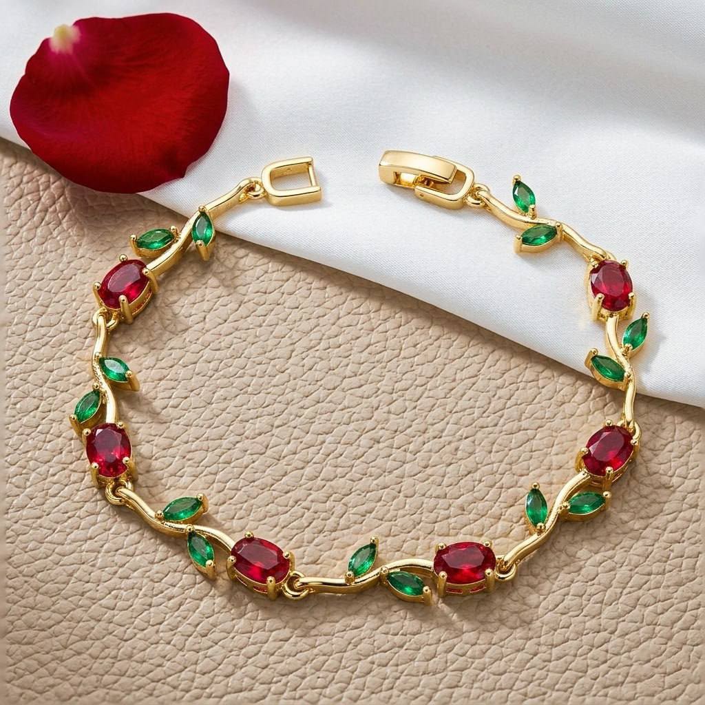 Red Tulip Bracelet