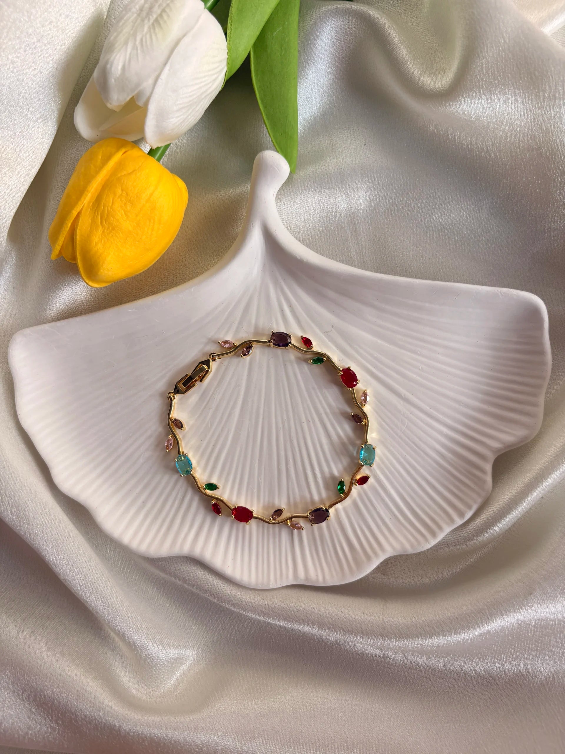 Multi Colour Tulip Bracelet