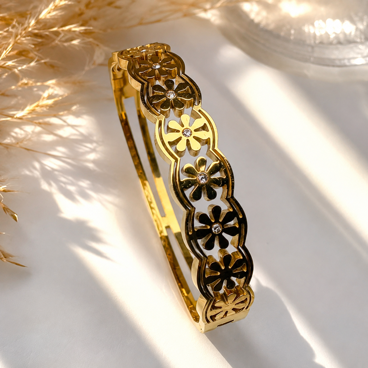 Flower Kada-Bangle