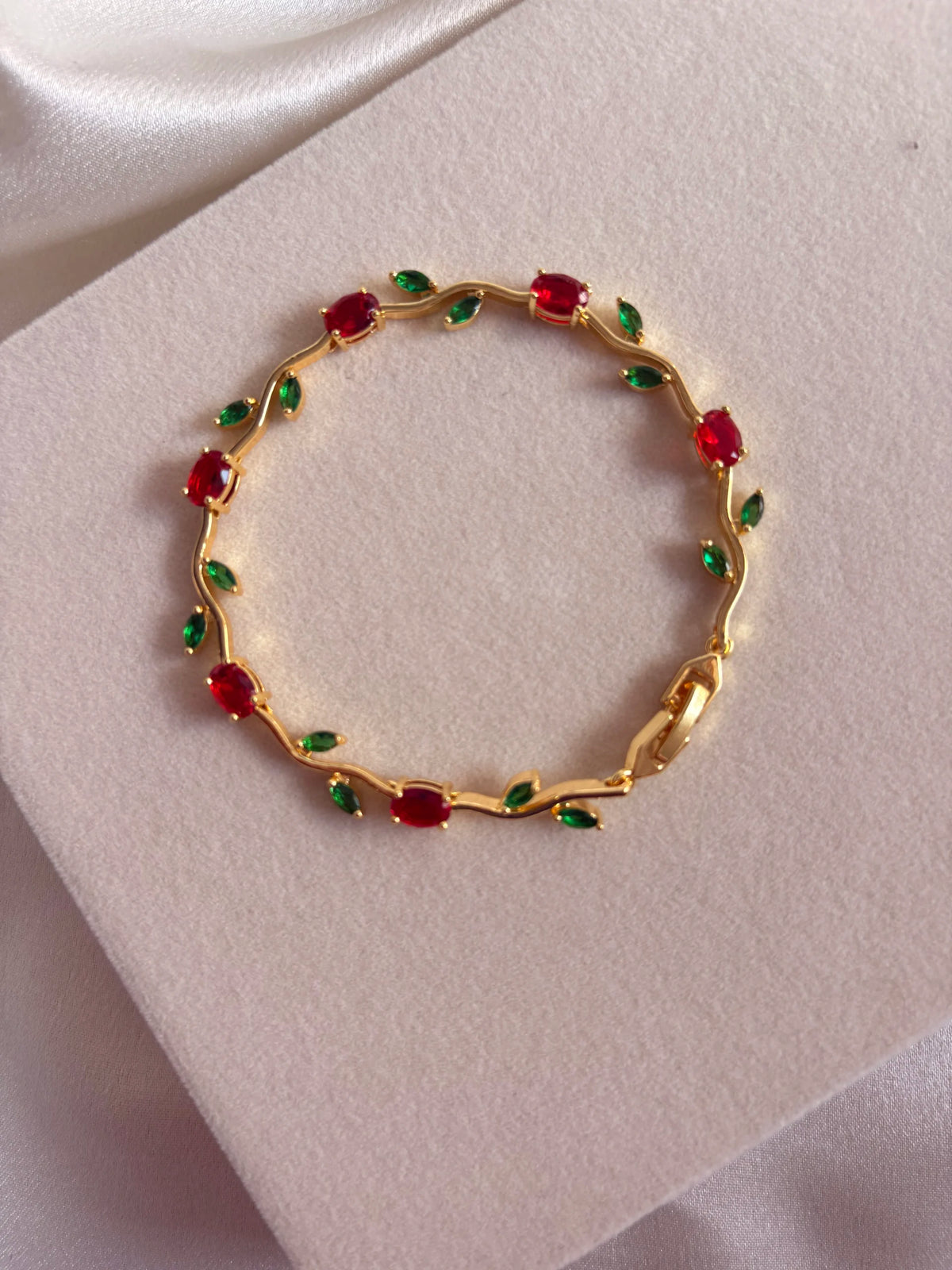 Red Tulip Bracelet