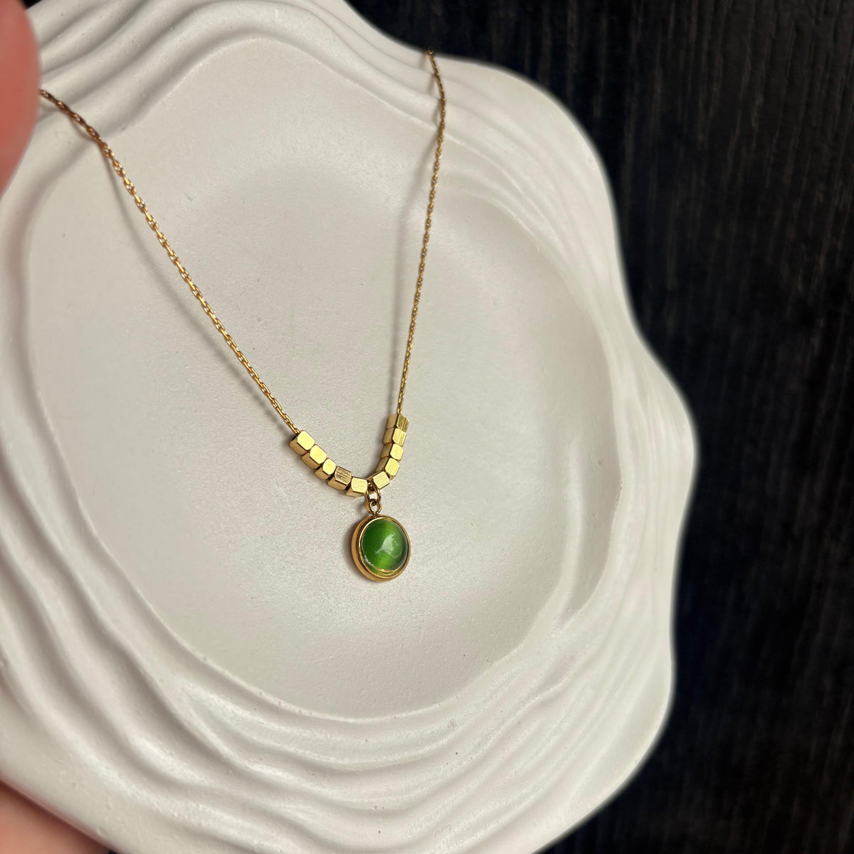 Green Stone Pendant