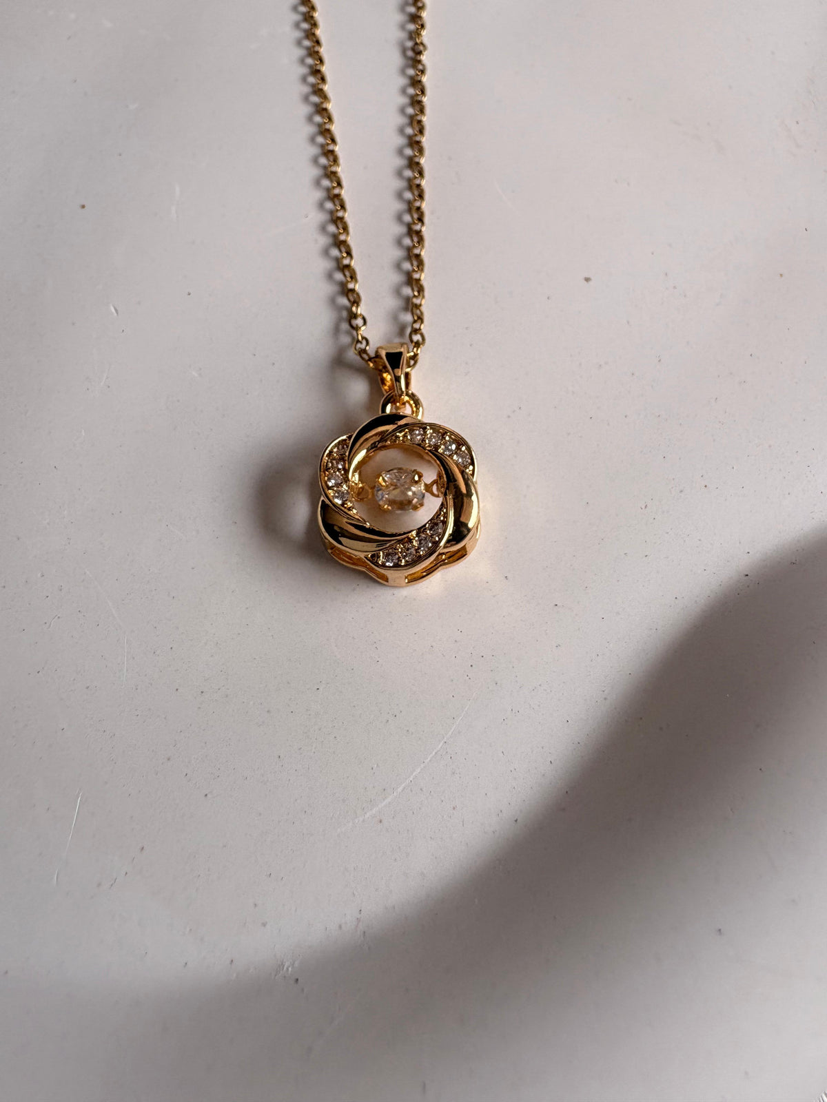 Dancing Diamond Necklace