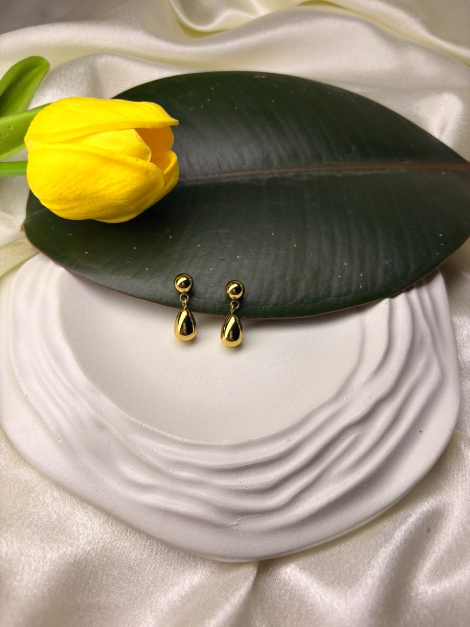 Stud Drop Earrings