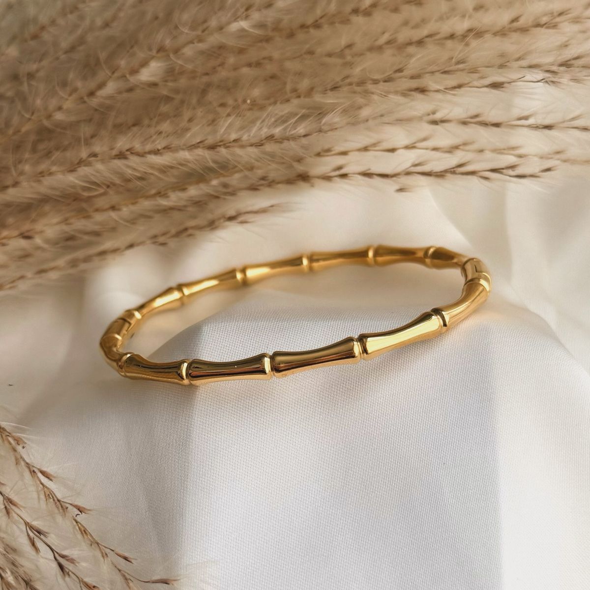 Bamboo Design Bangle-Bracelet