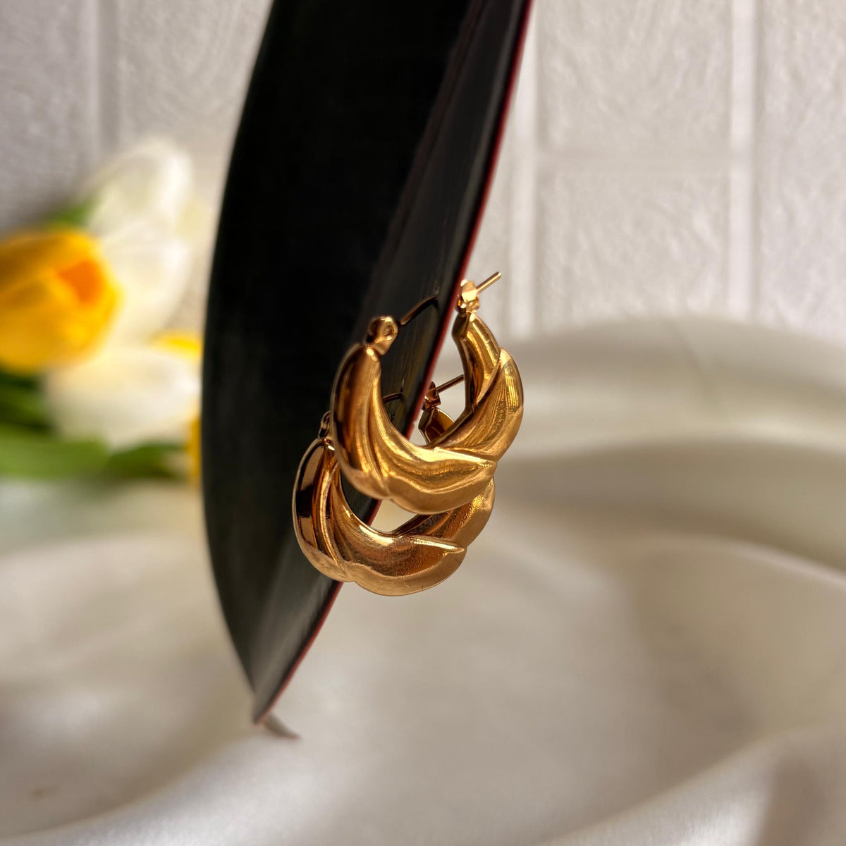 Rose Petal Hoops