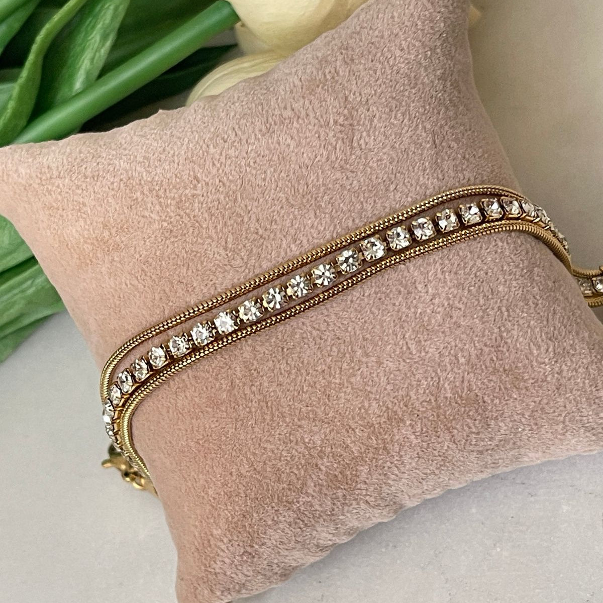 Layered Tennis Bracelet