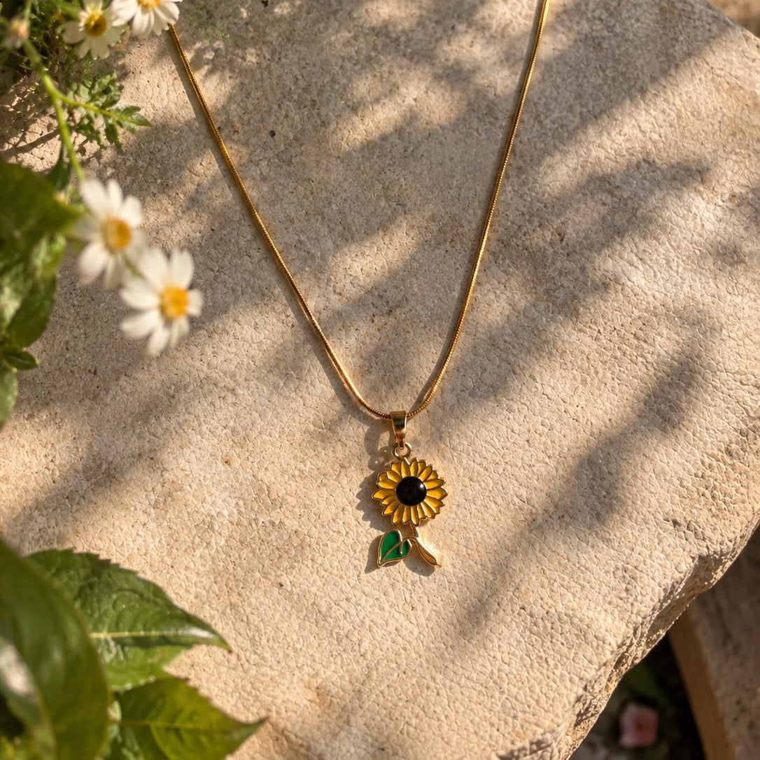 Sunflower Necklace