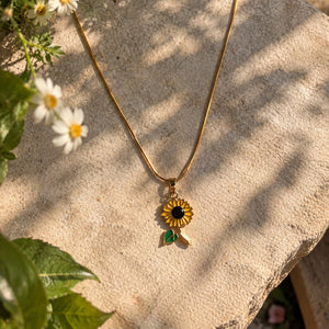 Sunflower Necklace