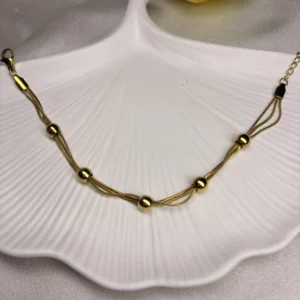 Golden Ball Beads Bracelet